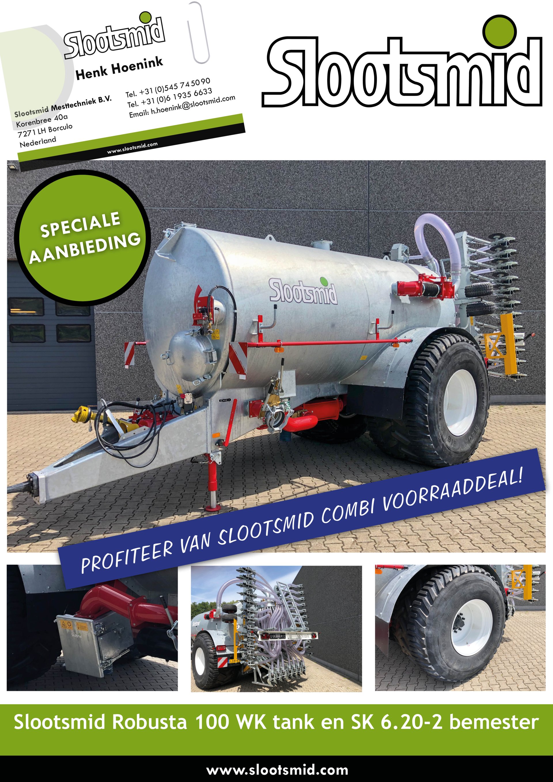 Actie nieuwe tank en bemester combinatie!