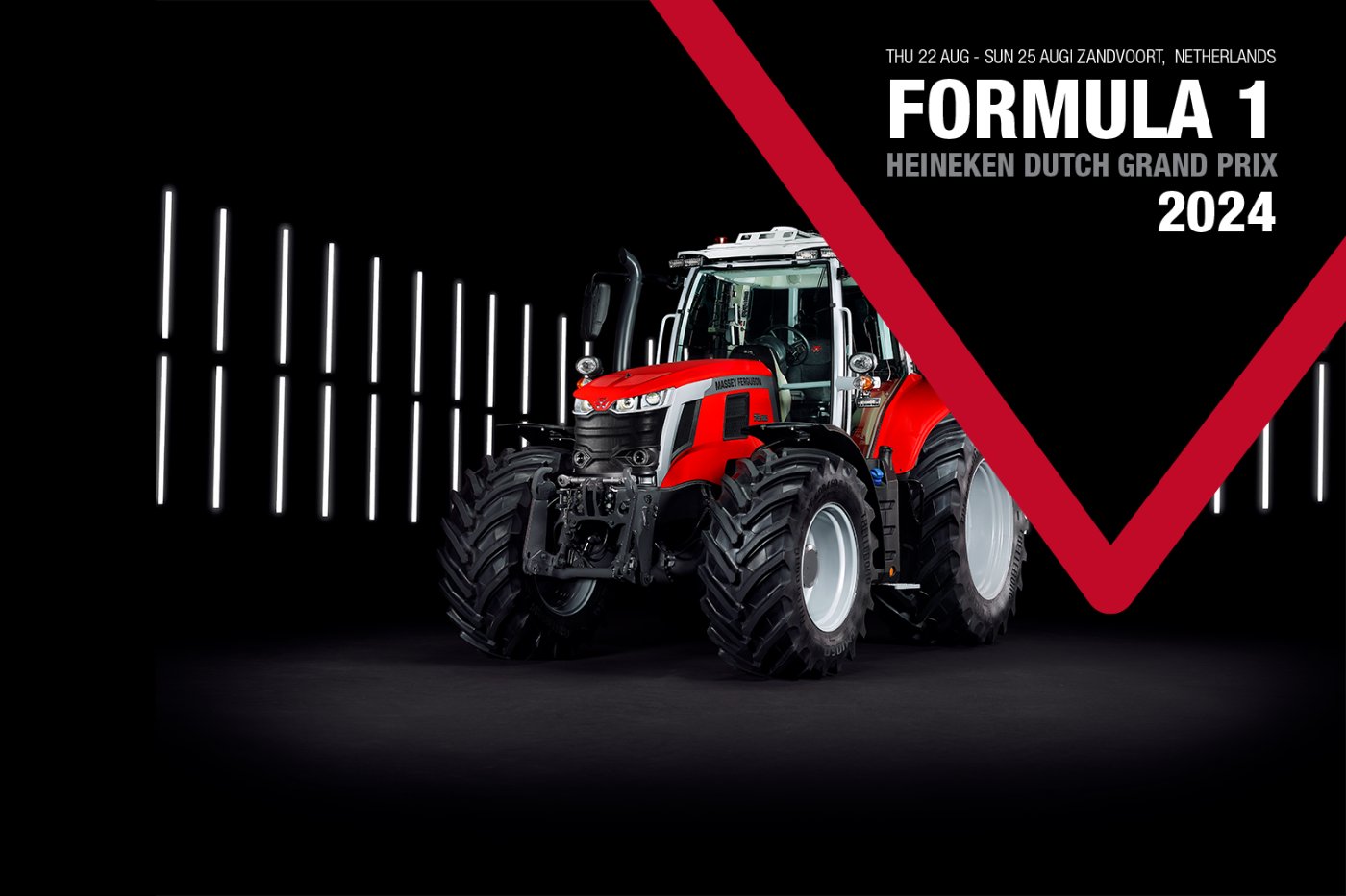 Met Massey Ferguson naar Formule 1 Zandvoort