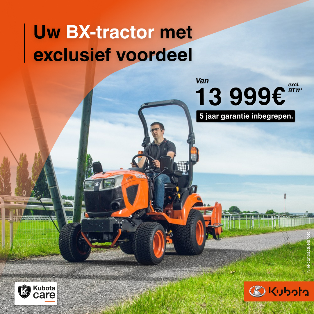 Kubota actiemodellen
