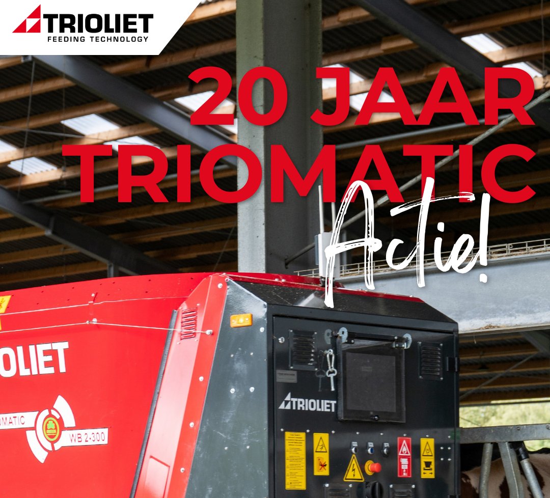 20 jarig bestaan Triomatic automatisch voersysteem